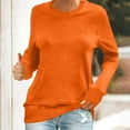 thumbnail image 2 of aidice Fall Sweatshirts for Women Crewneck Long Sleeve Loose Basic Blouses Comfy Casual Pullover Tops, 2 of 6
