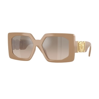 Versace Light Grey Mirror Silver Shield Ladies Sunglasses  display picture 1