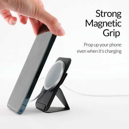 MOFT - Snap-on Phone Stand and Wallet for iPhone 12 and 13 Series - Oxford Blue