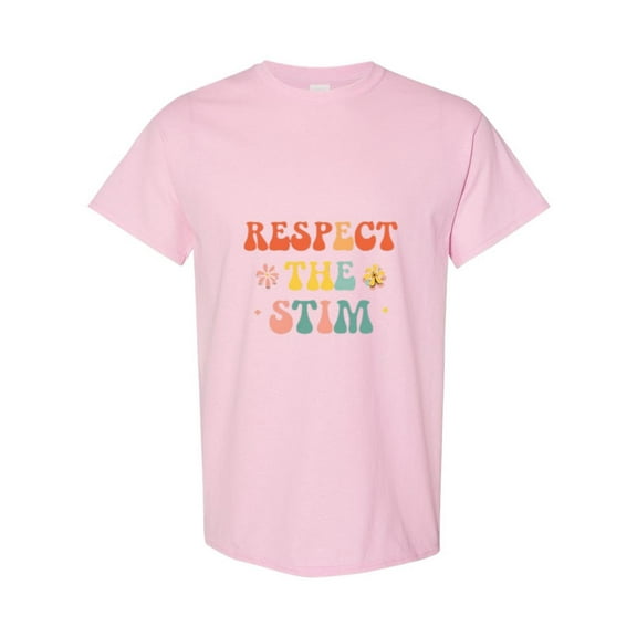 Neurodiversity Awareness Quote Respect The Stim For A SPED Teacher Unisex T-Shirt, up to size 5XL