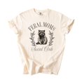 thumbnail image 4 of Feral Moms Social Club Shirt for Women Funny Raccoon Mom Tee Ivory Shirt Adult 2X-Large, 4 of 4