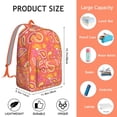 thumbnail image 5 of Graceful Boho Chic Backpack Featuring Paisley, Versatile School College Bookbag for Students, Dependable Laptop Daypack with Compartments, Great Gift for Women Teens, 5 of 5