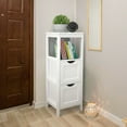 thumbnail image 3 of Costway Floor Cabinet Multifunction Bathroom Storage Organizer Rack w/2 Drawers, 3 of 10