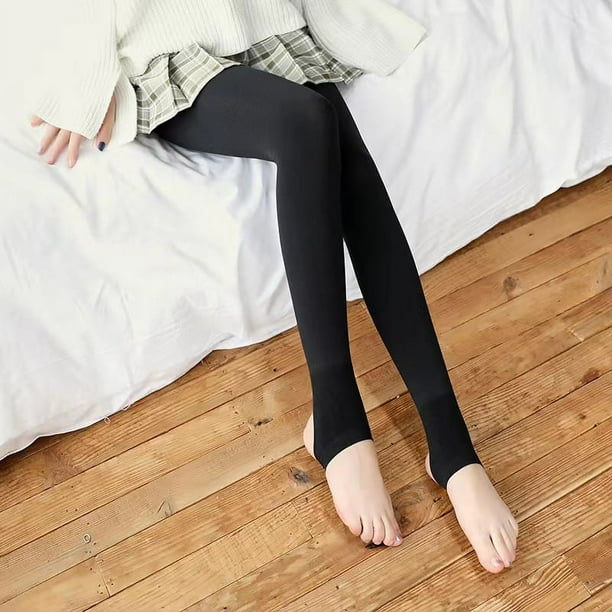 Leggings de mujer de color carne con piernas claras para otoño e invierno, además de un pantalón acolchado de terciopelo, medias cálidas para mujer