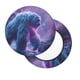 thumbnail image 2 of Balery Mystical White gorilla Jungle Fundas de asiento para taburete de bar redondo de tela de terciopelo ajustables que protegen de arañazos y manchas para sillas de 14 a 17 pulgadas.-13 inch, 2 of 7