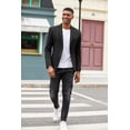 thumbnail image 5 of COOFANDY Men's Slim Fit Blazer Lightweight Sport Coats Two Button Suit Jacket, 5 of 10