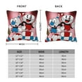 thumbnail image 4 of The Cuphead Show Throw Pillow Cover Decoration Pillow Case Cushion Home Decor for Home Sofa Couch 16"x16", 4 of 7