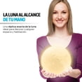 thumbnail image 5 of Lámpara de Luna Redlemon  3D LED Cálido Blanco Recargable Extra Grande 22cm, 5 of 5