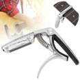 thumbnail image 4 of Guitar Capo Tuner, Easy To Control Soft Silicone Pad Guitar Capo, 2 In 1 For Home Classical Guitars Folk Guitars Electric Guitars Black, 4 of 8