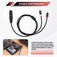 thumbnail image 5 of 3 Pin XLR Female to Dual Male Y Splitter Cable,Mixer Amplifier Audio Cable,Stereo Audio Interconnect, 5 of 5