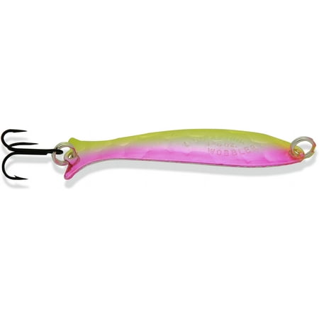 UPC: 0050695160466 | Mooselook Junior Wobbler  Pink  2 1/2   1/6oz  Fishing Spoons