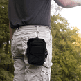 thumbnail image 2 of Waist Bags Fanny Pack for Men, Tactical Military Hiking Camping Utility Pouch, Black Cameo, Pack of 2, 2 of 8