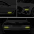 thumbnail image 5 of 6 Pack 3D Strong Reflective Stripe Stickers Car Fender Hood Bumper High Strength Night Visibility Reflective Decals (Green), 5 of 5