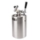 thumbnail image 1 of Mini Barril De Cerveza, Mini Barril De Cerveza Presurizado, Presión De Acero Inoxidable Duradera Ajustable Con Manómetro De 60 Psi Para Barra, 1 of 7