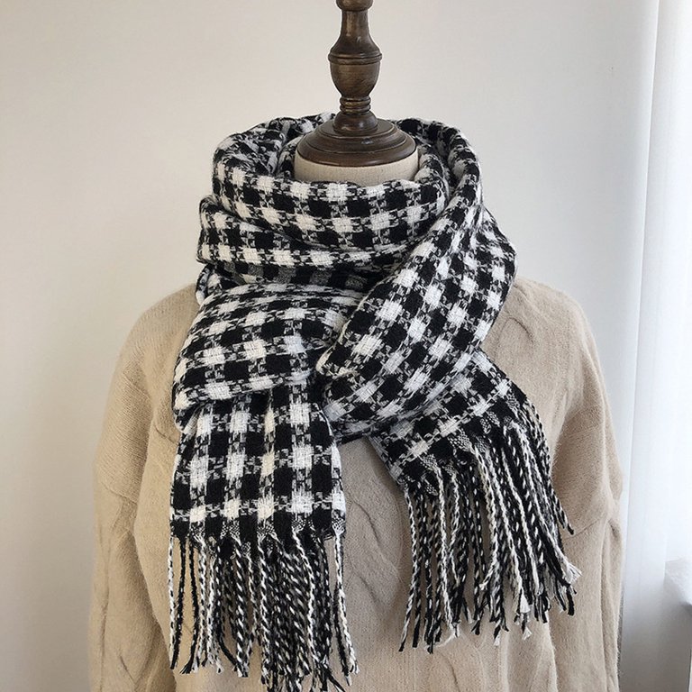 Women Fall Winter Scarf Classic Scarf Warm Soft Large Blanket Wrap