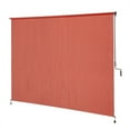 thumbnail image 2 of Coolaroo Light Filtering/Energy Efficient Polyethylene Roller Window Shades, Red, 2.95 in x 8', 2 of 9