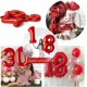 thumbnail image 4 of 30 Number Balloons Red Big Giant Jumbo Number 30 Foil Mylar Balloons for 30th Birthday Party Supplies 30 Anniversary Events Decorations, 4 of 4