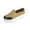Khaki, variant on Women's Fashionable Casual Versatile Ethnic Style Comfortable Lazy Loafers Flat Shoes Black Size 9.5