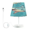 thumbnail image 2 of Cartoon Sharks with Fish Shadow Desk Lamp LED Table Nightstand Lamps with 3 Color Temperatures for Home Bedroom Living Room Decor 8x12, 2 of 8