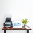 thumbnail image 4 of Lorell, Divided 4-tier Desktop Organizer, 1 Each, Black, 4 of 6