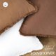thumbnail image 3 of Set of 2 Decorative Linen Fringe Throw Pillow Covers Cozy Boho Farmhouse Cushion Cover with Tassels Soft Accent Pillowcase for Couch Sofa Bed Living Room Home Decor,18×18 Inch,Olive Green, 3 of 3