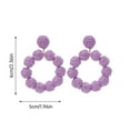 thumbnail image 2 of Jierger Rattan Earrings Rattan Ball Ring Pendant Earrings Women's Handmade Earrings Braided Straw Rattan Raffia Earrings Summer Beach Accessories Gifts for Mom Wife Daughter Sister, 2 of 6