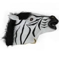 thumbnail image 4 of Full Head Zebra Rubber Mask Latex Animal Creepy For Halloween Party, 4 of 4
