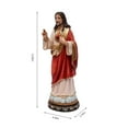 thumbnail image 2 of Hi-Line Gift Ltd. 12 in Sacred Heart of Jesus Statue Religious Decor, 2 of 7