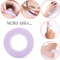 thumbnail image 3 of 6 Rouleaux de Rubans pour Extensions de Cils, Rubans Adhésifs en Tissu pour Extensions de Cils, Ruban Microporeux Respirant pour Fournitures d'Extensions de Cils, 9 m/10 Yards Chaque Rouleau (Violet Clair), 3 of 6