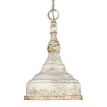 1 Light Small Pendant-Antique Ivory Finish Bailey Street Home 170-Bel-2942283