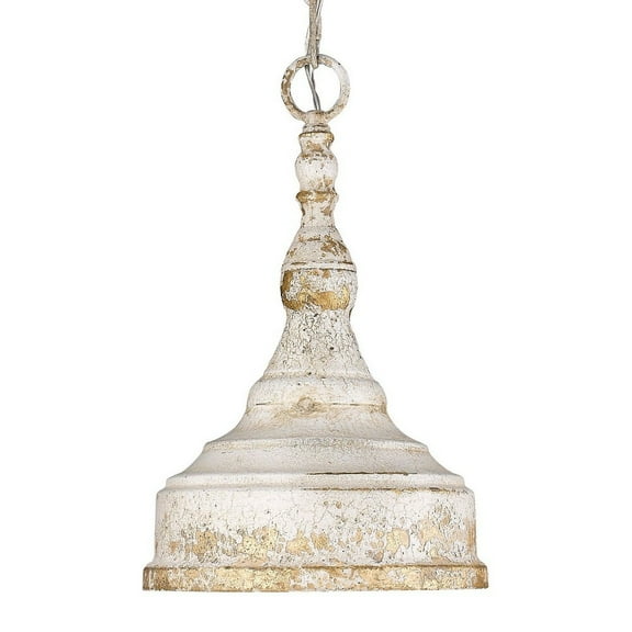 1 Light Small Pendant-Antique Ivory Finish Bailey Street Home 170-Bel-2942283