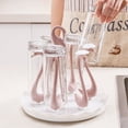 thumbnail image 3 of StableBeautifulCupHolderRotatableCupHolderSwanDesignQuickDrainingStrongLoad-bearingCupStorageOrganizerHomeSuppliesCupHolderforCar, 3 of 8