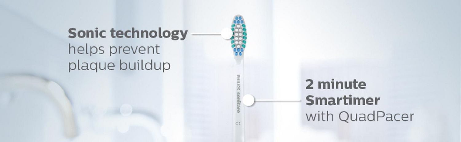 Philips Sonicare DailyClean 1100 Simply Clean Rechargeable Electric Toothbrush, HX3411