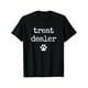 thumbnail image 1 of Camiseta divertida con texto "Distribuidor de golosinas para perros", humorístico, para dueños de perros y amantes de los perros, 100 % algodón, ideal como regalo para hombres, papás, esposos y abuelo, 1 of 6