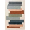 thumbnail image 5 of Hand Tufted 100% New Zealand Wool Area Rug 6×9 ft – Multi Color Modern Geometric Design, Soft Cozy Plush Pile Carpet For Living Room & Bedroom Rug, 5 of 5