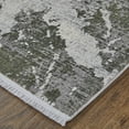 thumbnail image 3 of Feizy Cadiz Modern Abstract, Gray/Green/Taupe, 2'2" x 3'2" Accent Rug Sheen Bohemian & Eclectic Watercolor Design Carpet for Living Dining Bed Room, 3 of 9