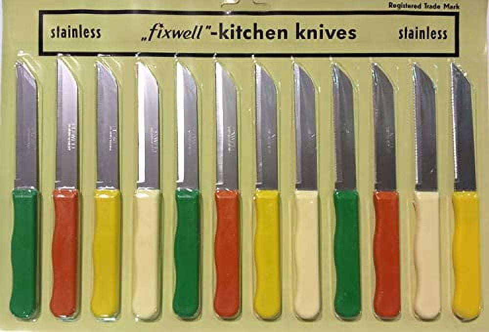 Fixwell Stainless Steel Knife Set, 12-Piece