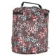 thumbnail image 5 of Bolsa de lana cilíndrica con estampado para guardar hilo, organizador de tejido hecho a mano., 5 of 14