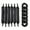 Black, variant on 12PCS Lazy Hair Curler Set with Button Foam Rollers Big Wavy Curling Tube Foam Hair Curling Tool
