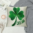 thumbnail image 2 of TIAOTIAOHOU St Patricks Day Pillow Covers Green Buffalo Plaid Clover Shamrock Pillow Case Happy Saint Patricks Day Decorations for Home Cushion Covers Decor for Sofa Couch Bed, 2 of 5