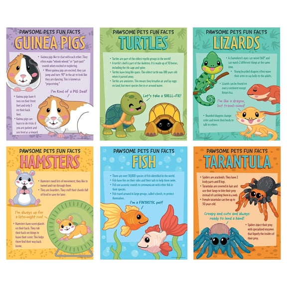 Classroom Pets Posters - 6 Pc.