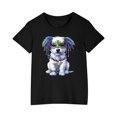 thumbnail image 1 of RXIRUCGD 2025 Vêtements d'Été pour Enfants T-shirt Imprimé Mode Mignon Col Rond Manches Courtes, 1 of 4