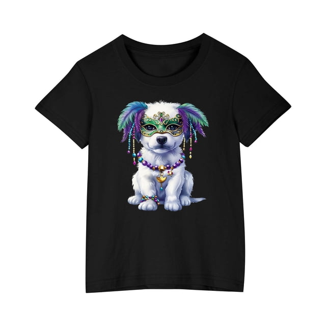 RXIRUCGD 2025 Vêtements d'Été pour Enfants T-shirt Imprimé Mode Mignon Col Rond Manches Courtes