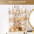 thumbnail image 6 of Soda Candy Corner Makeup Organizer for Vanity Countertop Space Saving Cosmetic Storage Organizer for Dresser Bathroom Kitchen, 3 Tier, 6 of 6