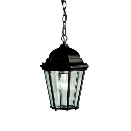 Kichler 9805 Madison 1 Light 14 Tall Outdoor Lantern Pendant - Black