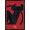 Black Framed Version, variant on NHL New Jersey Devils - Logo 25 Wall Poster, 22.375" x 34" Framed