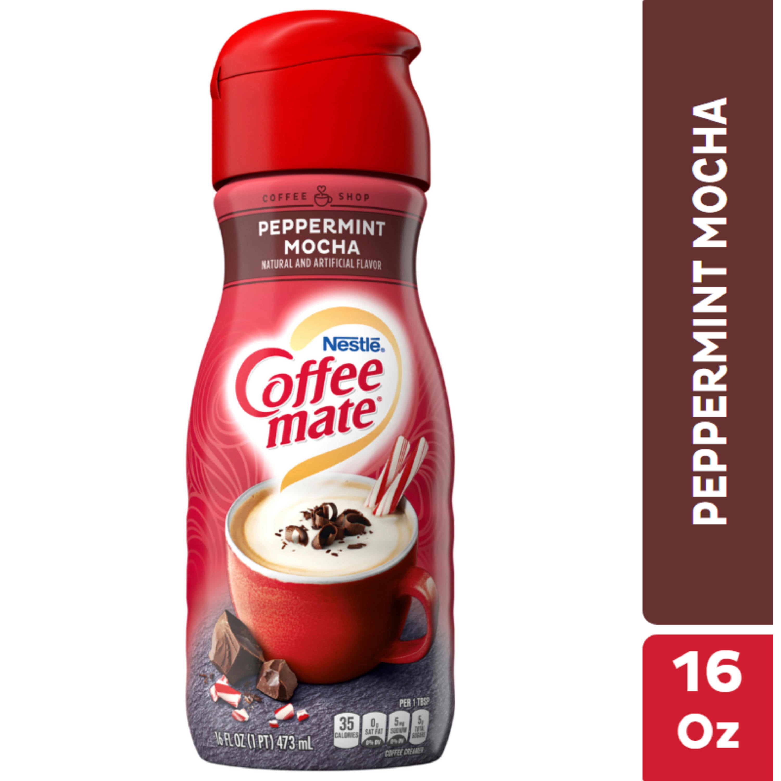 Nestle Coffee Mate Peppermint Mocha Liquid Coffee Creamer, 16 fl oz
