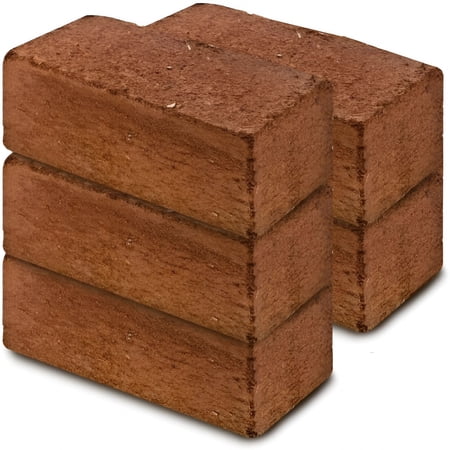 ZULAR 2026 New Coconut Coir Bricks | 5 Bricks / 650 Grams Each / 1.5 Pounds Each | Low Ec Triple-Washed | As Hydroponics Garden Soil | 100% Organic and Eco-Friendly | Seed Bed