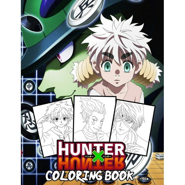 Hunter X Hunter Coloring Book Have fun with your best characters in