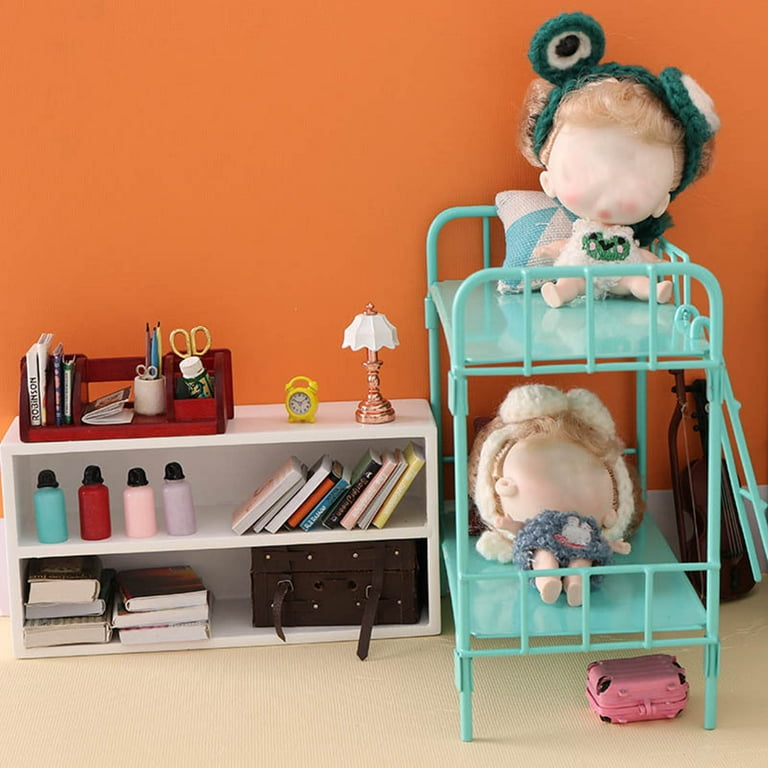 Baby doll bunk bed bedroom house best sale toy